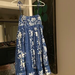 Blue Floral Dress